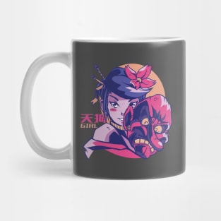 Tengu Anime Girl Mug